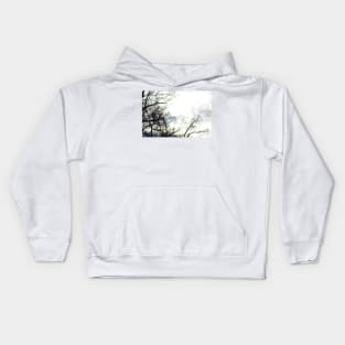 distorted tree Kids Hoodie